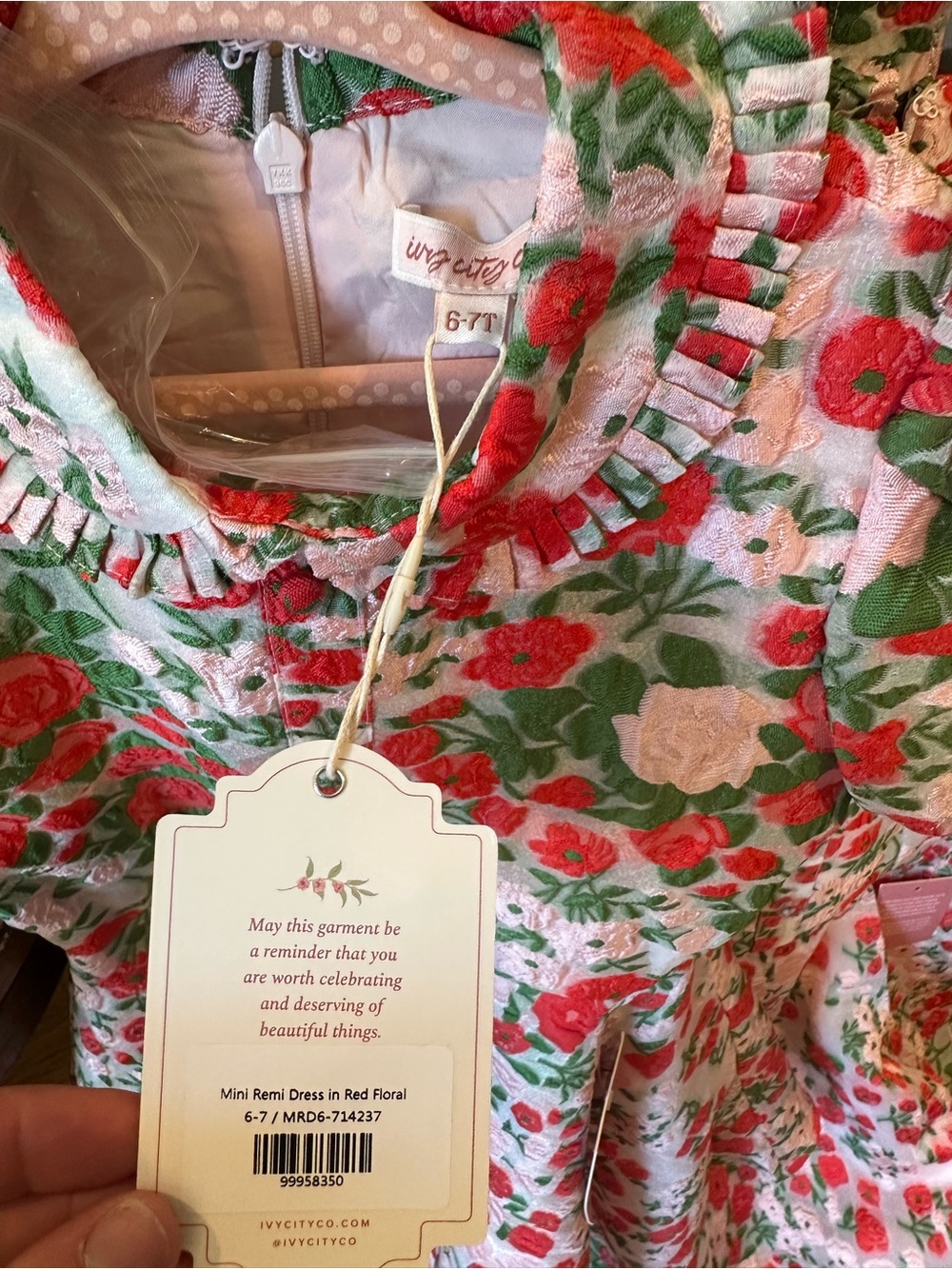 Ivy City REMI Matching Mother Daughter dresses - size 10 Mom - size 6/7 girls - Picture 6 of 6